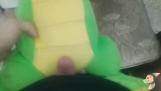 Green dinosaur t-rex