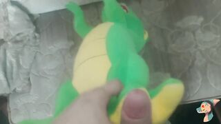 Green dinosaur t-rex