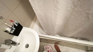 I got Drilled in the Shower by spouse ally during the time that this chab was in the bedroom milking jock-IsaTheBella