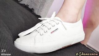 SUPERGA, KEDS SNEAKER FETISH BJ SCREW CUM ON SOLES