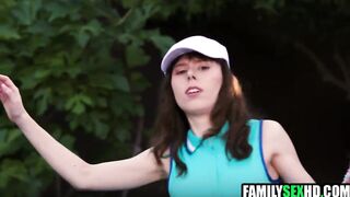 Step parents screw step daughter & step son after pickleball game