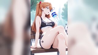 Comics Asuka Craves BBC Merely (AI)