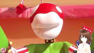 Princess Peach from Super Mario Bros has a group sex - Jazziuu