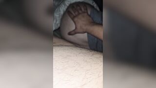 Step mamma butt get slapped by step son in nature's garb in daybed near her butt