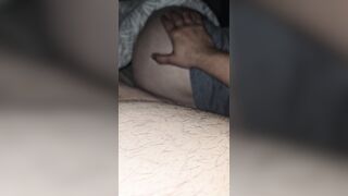 Step mamma butt get slapped by step son in nature's garb in daybed near her butt
