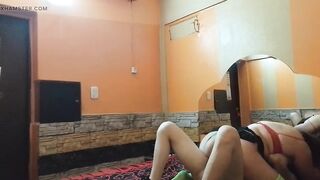 I filmed with my cell phone how I rode with my boyfriend in cheap mote