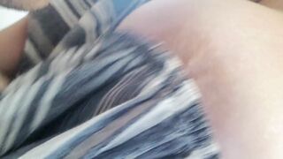 Letting my boss suck on my titties at work