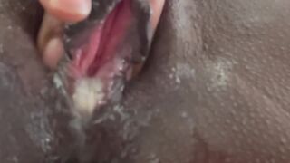 Danna Queen That babe touches her pink and very moist snatch