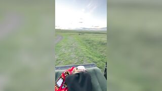 Pounding Snatch Outdoors