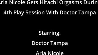 Aria Nicole Gets Hitachi Orgasms During fourth Play Session With Doctor Tampa