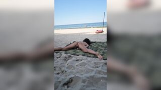 Кончила прямо на пляже в Германии