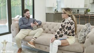 Oriental Teen Linda Lan Tempts Her Boyfriend's Daddy Into Pounding Her Taut Snatch GP3320