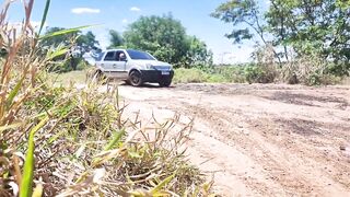 A pair goes camping on Halloween and his wife ends up being banged by the .