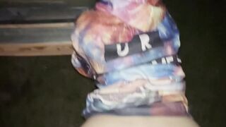 Mushroom Jesus widening the word of the lord during the ebony night