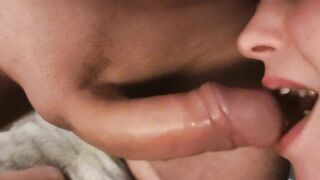 Close Up Oral job Magic · Cockworship Allows Perfection