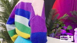 90-Pound Whore Breezy Bri Meets Up With Bryan Gozzling For Bizarre Sex!