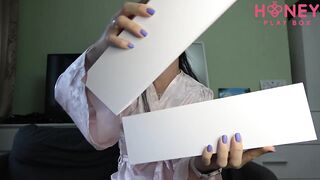 Unpacks and tests the Empress dildo from Playgirl Play Box