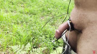 Insane urethral plug screwed my penis