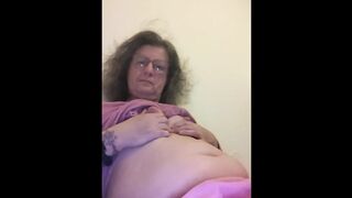 Labor starts when waking up tits and