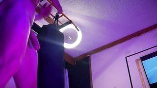 eighteen year old hunk trains amateur bare
