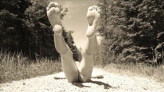 Andys Pork Knuckle Gymnastic in Nature Mai 2022 erotic Training Outdoor