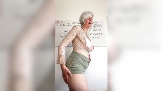 If U Cum then U'll Be Able to Focus on Math - Large Boob School Teacher JOI Countdown