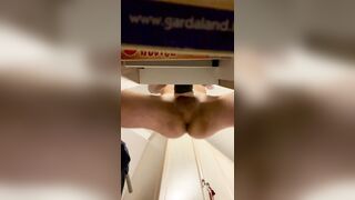 Fleshlight stretched by overweight weenie