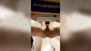 Fleshlight stretched by overweight weenie