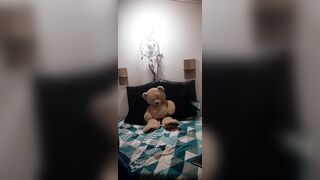 Concupiscent ally masturbates and makes movie for her boss