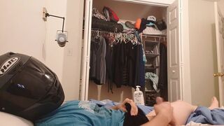 Lustful biker tranny jerks off for u in mini petticoat (try not to cum)