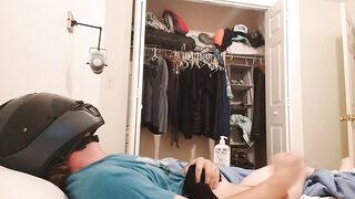 Lustful biker tranny jerks off for u in mini petticoat (try not to cum)