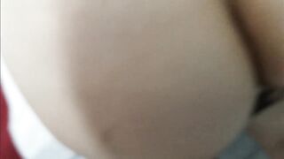 Self butt bang in cheap motel room