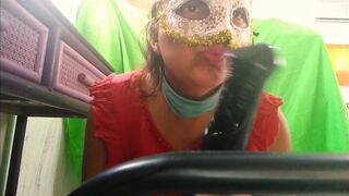 Drooling a horse penis