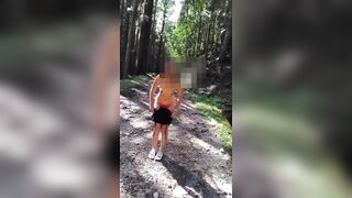 山の中で全裸になって・・・????