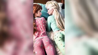 Frozen Sisters in Pajama Magic