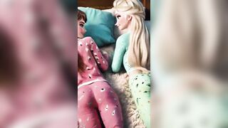 Frozen Sisters in Pajama Magic