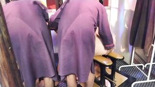 後ろ向きで・・・????