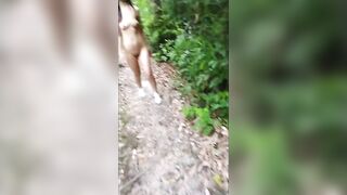 全裸でお散歩～(^^♪