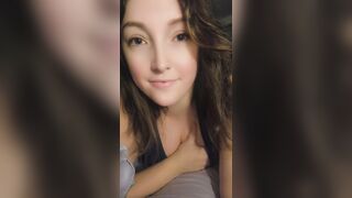 Girlfriend Rubs Her Titties For U