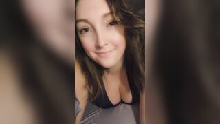 Girlfriend Rubs Her Titties For U