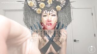 Frustrated Latex Dominatrix Feeder POV - Shaming and Food Stuffing