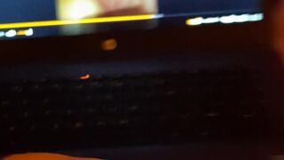 Me stroking and cumming to porn on pornhub pt.two