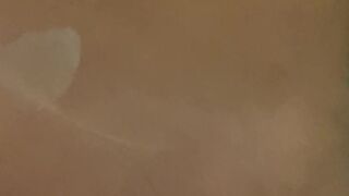 Her vagina is squelching with passion and that's why I cum on her