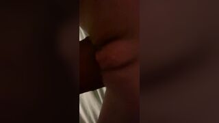 Her vagina is squelching with passion and that's why I cum on her