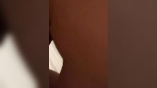 Her vagina is squelching with passion and that's why I cum on her