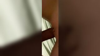 Her vagina is squelching with passion and that's why I cum on her