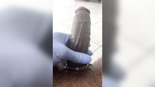 Edging with my glove