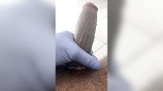Edging with my glove
