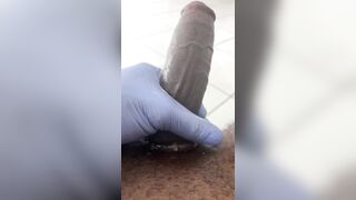 Edging with my glove