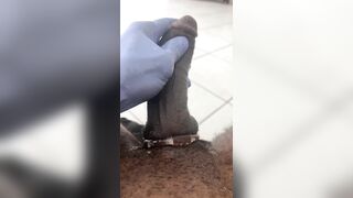 Edging with my glove
